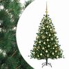vidaXL Mākslīgā Ziemassvētku egle ar bumbiņu 150 cm 150 LED