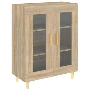 vidaXL kumode, ozolkoka krāsa, 69,5x34x90 cm, inženierijas koks