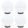 vidaXL LED lampas, 4 gab., sfēriskas, 20 cm, PMMA