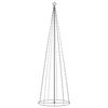 vidaXL Ziemassvētku koks, 330 silti baltas LED lampiņas, 100x300 cm
