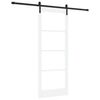 vidaXL Slīdo&scaron;ās durvis ORKDAL Balts 83 x 211 cm