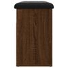 vidaXL apavu skapītis, brūns, 62x32x50 cm, inženierijas koks