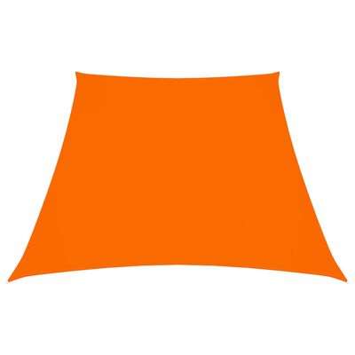 vidaXL saulessargs, 3/4x3 m, trapeces forma, oranžs oksforda audums