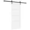 vidaXL Slīdo&scaron;ās durvis ORKDAL 83 x 202 cm Priedes masīvkoks