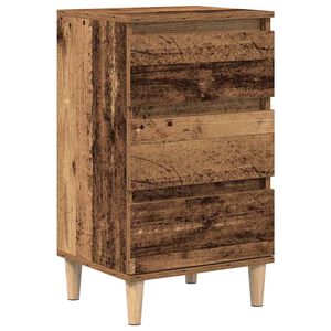vidaXL Nakts skapītis Vecs koks 40 x 35 x 70 cm Inženierijas koks
