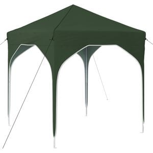 vidaXL Pop-up svinību teltis 194 x 194 x 245 cm Zaļa