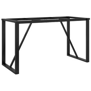 vidaXL galda kājas, 120x60x73 cm, O-formas rāmis, tērauds