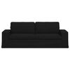 vidaXL Dīvāns 180cm Melna Metāls