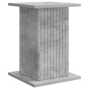 vidaXL Augu statīvs Betona pelēks 30,5 x 30 x 43 cm Inženierijas koks