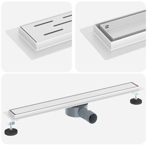 vidaXL Du&scaron;as noteka 2-in-1 ar 360&deg; sūkni Sudraba 70 cm