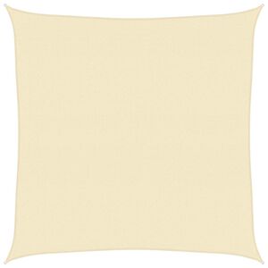 vidaXL saulessargs, 160 g/m&sup2;, krēmkrāsas, 4,5x4,5 m, HDPE
