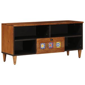 vidaXL Televizora skapī&scaron;a ar plauktu Valriekstu koks 100 x 33 x 46 cm