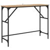 vidaXL Konsoles galds Artisānā ozols 100 x 32 x 75 cm