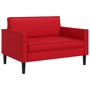vidaXL XXL atpūtas krēsls Sarkana Mākslīgā āda