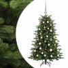 vidaXL Mākslīgā Ziemassvētku egle ar bumbiņu 120 cm 150 LED