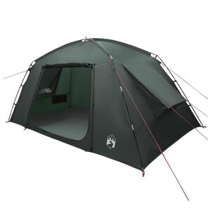 vidaXL Kabriolet telts Armijas zaļa 400 x 210 x 180 cm Poliesters