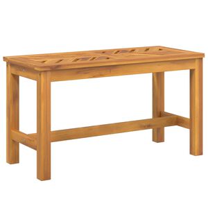 vidaXL dārza sols, 80 cm, akācijas masīvkoks