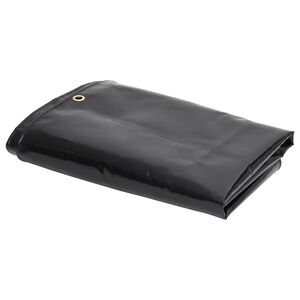 vidaXL brezenta pārklājs, tents, 650 g/m&sup2;, 2x3 m, melns