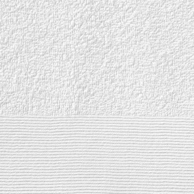 vidaXL saunas dvieļi, 25 gab., kokvilna, 80x200 cm, 350 gsm, balti
