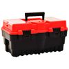 vidaXL instrumentu kaste plastmasas, 462x256x242 mm, sarkana