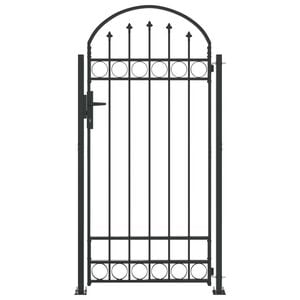 vidaXL Žoga āķis ASSEN 200 x 88 x 14 cm Tērauds Pelēka Atslēdzams