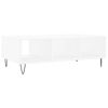 vidaXL kafijas galdiņ&scaron;, balts, 104x60x35 cm, inženierijas koks