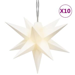 vidaXL Ziemassvētku lampiņa, 10 LED, balta, 10 cm