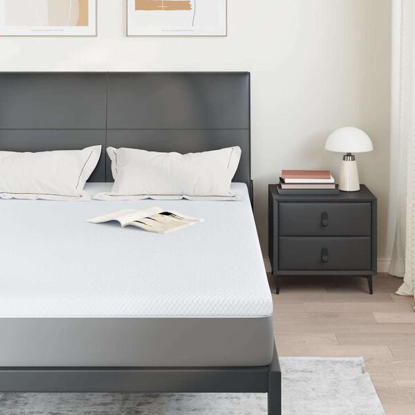 vidaXL Matracis Balts 70 x 200 x 3.5 cm Žakarda audums