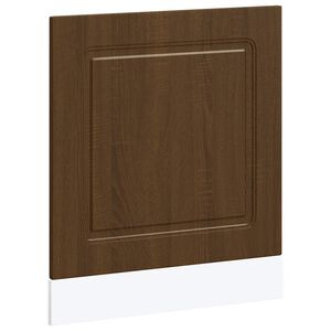 vidaXL trauku mazgājamās ma&scaron;īnas panelis Kalmar ozolkoka 60x1,5x57 cm
