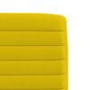vidaXL virtuves krēsli, 6 gab., dzeltens samts