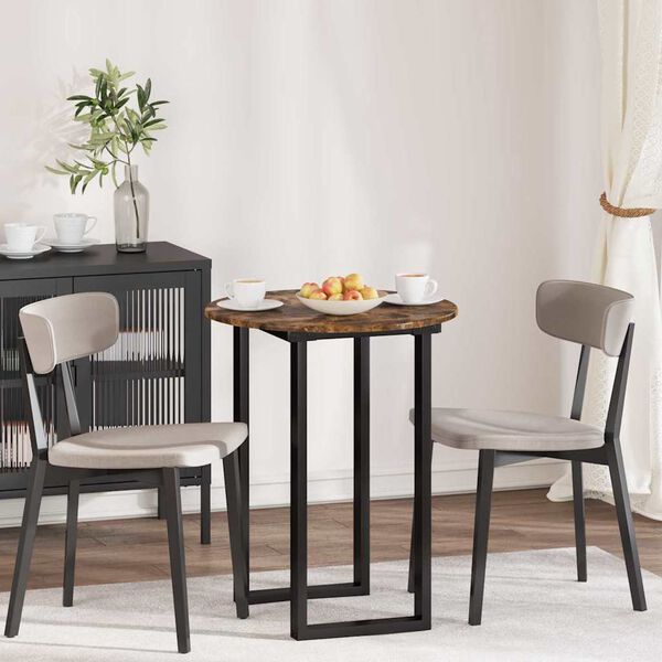 vidaXL Galda virsma Dūmakaina ozolkoka 60 x 60 x 1,5 cm