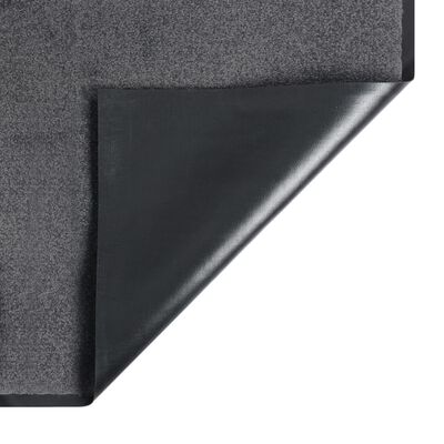 vidaXL durvju paklājs, antracītpelēks, 80x120 cm