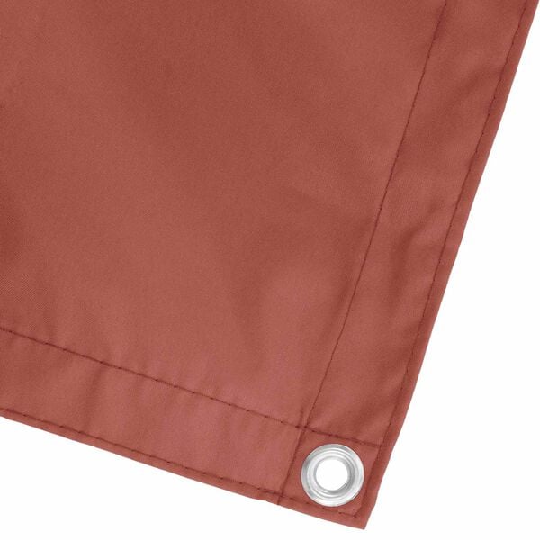 vidaXL Balkona ekrāns Sarkanbrūns 100 x 800 cm Oksforda audums