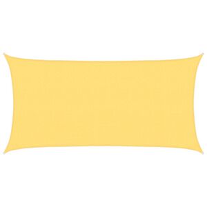 vidaXL taisnstūra saulessargs, 2x4 m, HDPE, bē&scaron;s