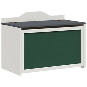 vidaXL Bērnu rado&scaron;ā uzglabā&scaron;ana ROROS Pelēka un balta 73 x 40 x 55 cm