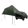 vidaXL Transportlīdzekļa nojume Armijas zaļa 500 x 515 x 215 cm