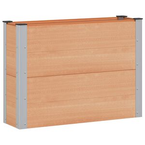vidaXL Augstā puķu kaste Brūna 100 x 30 x 72 cm