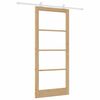 vidaXL Slīdo&scaron;ās durvis ORKDAL Dabiska 93 x 211 cm