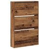 vidaXL Apavu skapis 80 x 21 x 125,5 cm Inženierijas koks Vecs koks