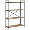 vidaXL Grāmatu plaukts 80 x 30 x 120 cm Inženierijas koks