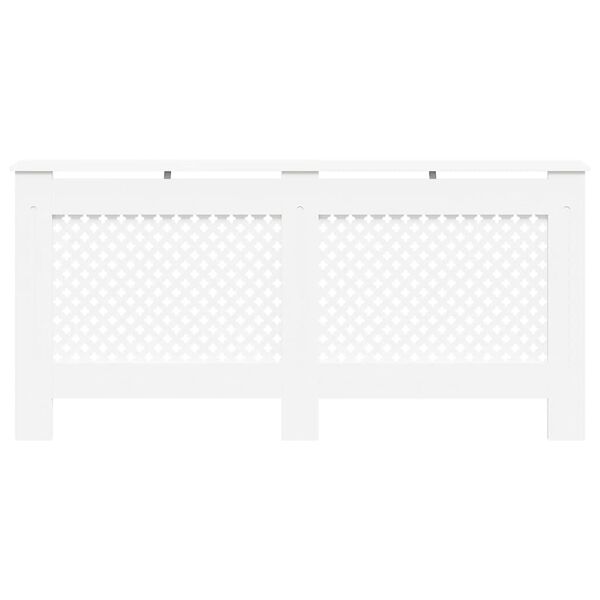 vidaXL radiatora pārsegs, balts, 172x19x81,5 cm, MDF