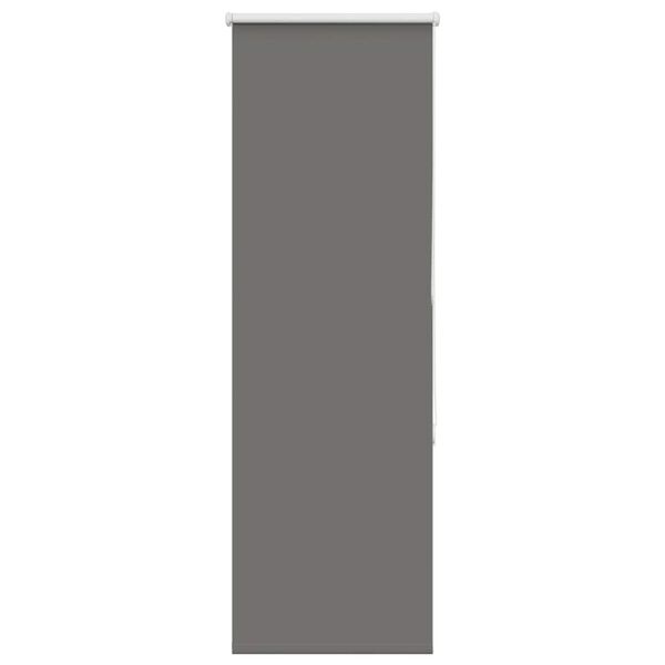 vidaXL rullo žalūzija pelēks 60x130cm auduma platums 55,7cm poliesters