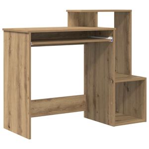 vidaXL Galds Artisānā ozols 106 x 41 x 88.5 cm Inženierijas koks