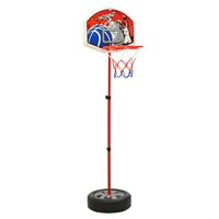 vidaXL bērnu basketbola komplekts, regulējams, 120 cm