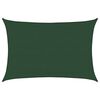 vidaXL saulessargs, 160 g/m&sup2;, tum&scaron;i zaļ&scaron;, 5x6 m, HDPE