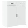 vidaXL kumode, balta, 80x42,5x93 cm, inženierijas koks