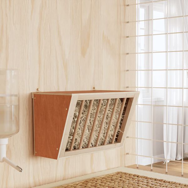 vidaXL siena barotava tru&scaron;iem, 37x18,5x23 cm, egles masīvkoks