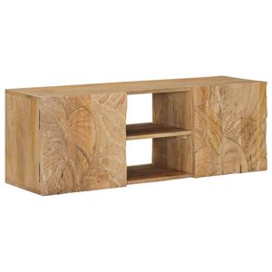 vidaXL Sienas TV Skapis ar plauktu ar uzglabā&scaron;anu 100 x 30 x 35 cm