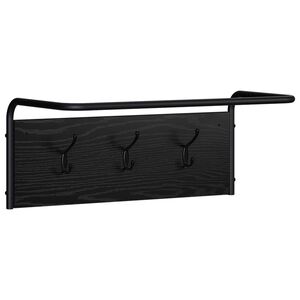 vidaXL Pakaramais Melns ozols 60 x 30 x 25 cm Inženierijas koks