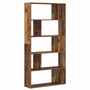 vidaXL Grāmatplaukts 80 x 24 x 159 cm Inženierijas koks Vecs koks